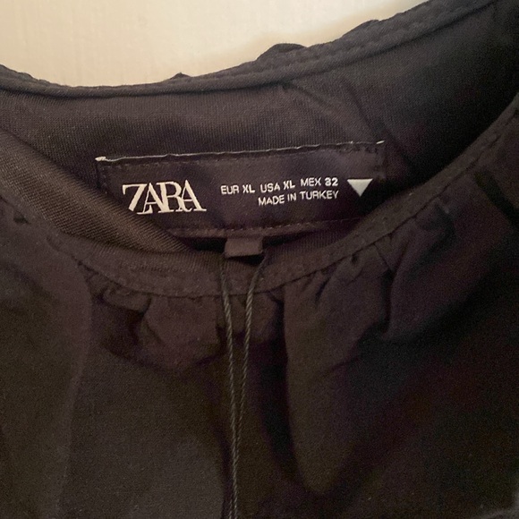 ZARA RUFFLED STRETCH TOP - Picture 8 of 14